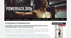 Desktop Screenshot of powerrack.org